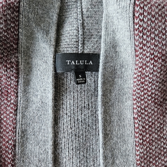 Talula, Small, Red/Grey Cardigan - Picture 3 of 4
